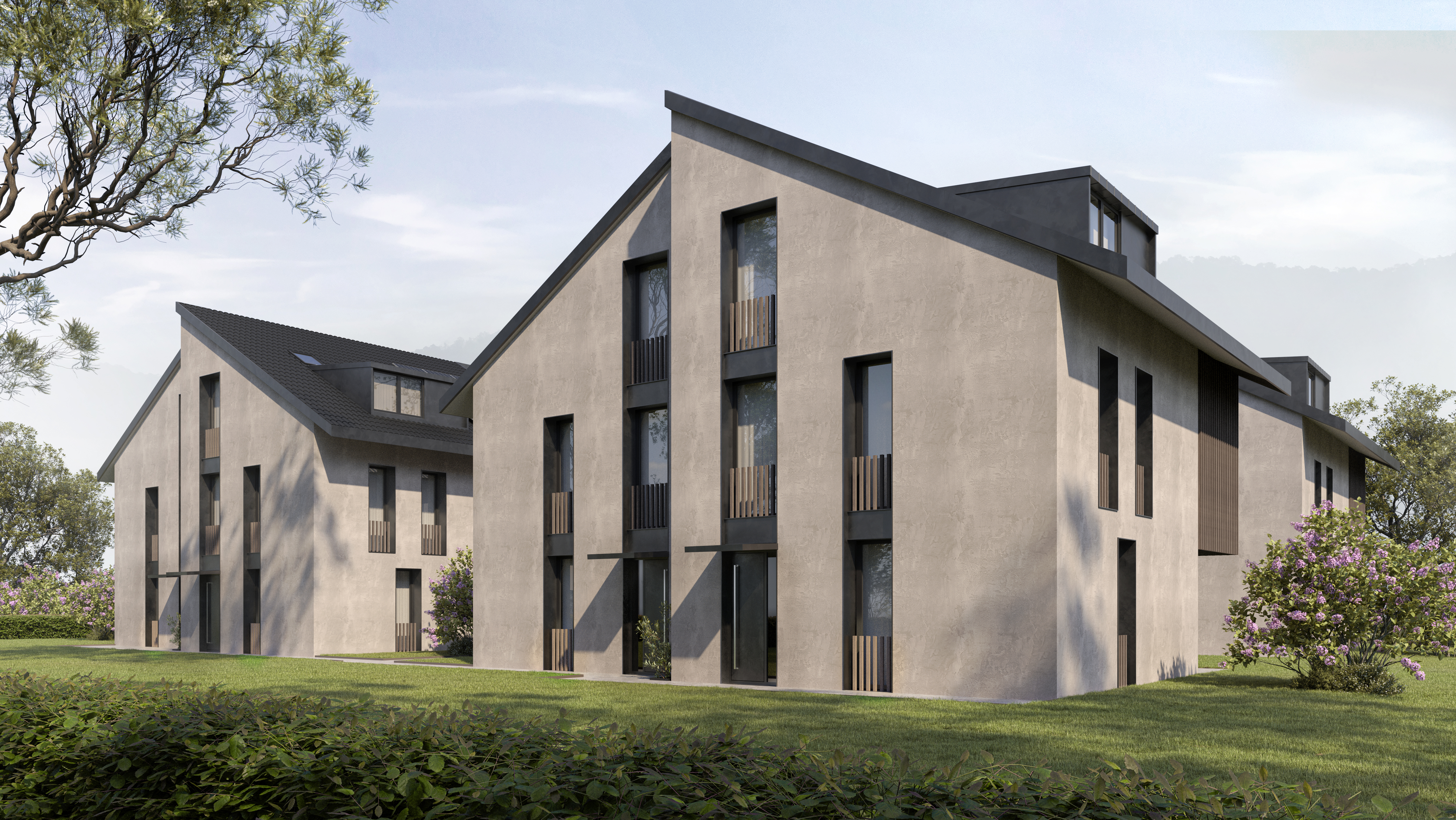 NEUBAU 4 DOPPELEINFAMILIENHÄUSER