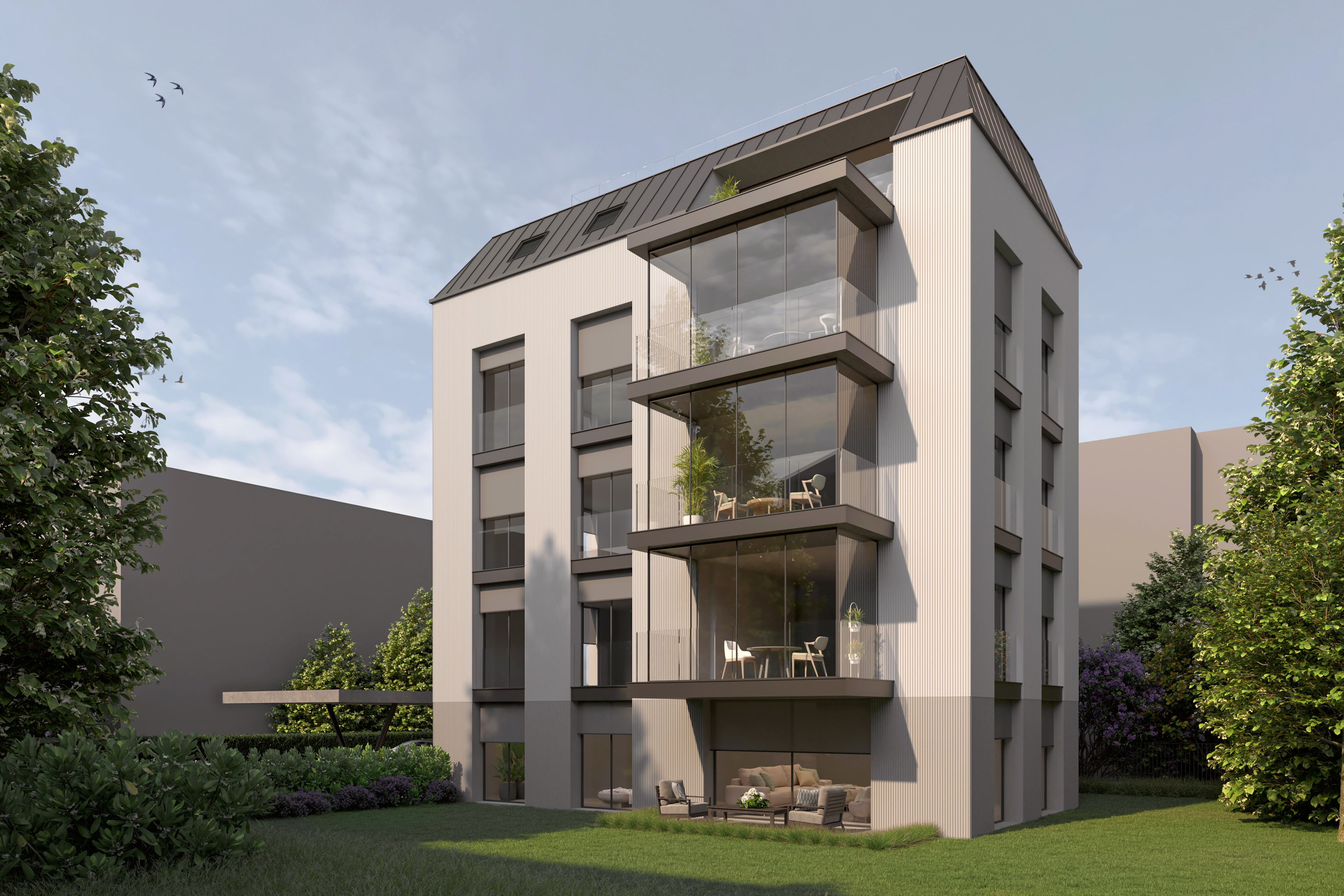 NEUBAU MIT 5 MIETWOHNUNGEN