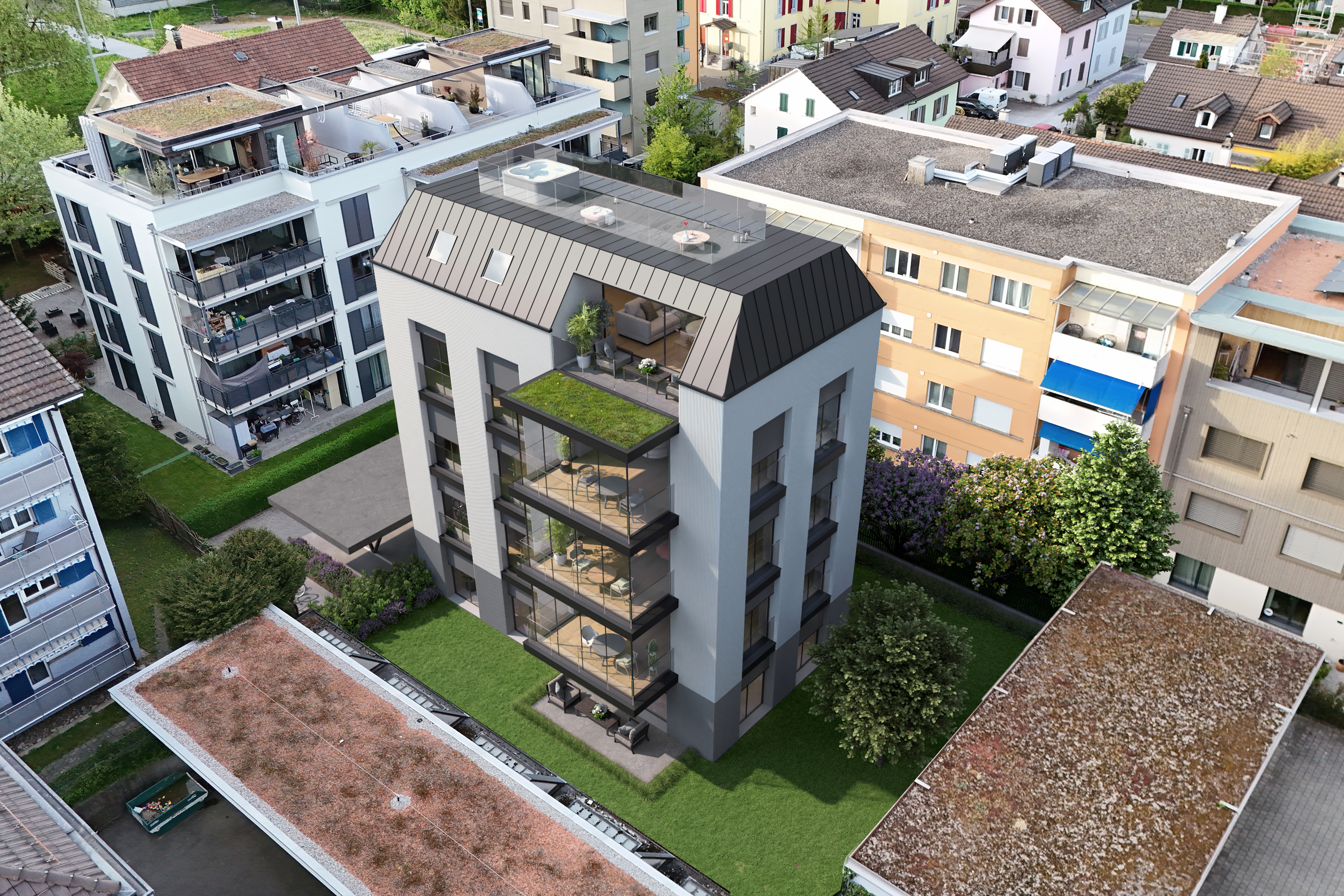 NEUBAU MIT 5 MIETWOHNUNGEN