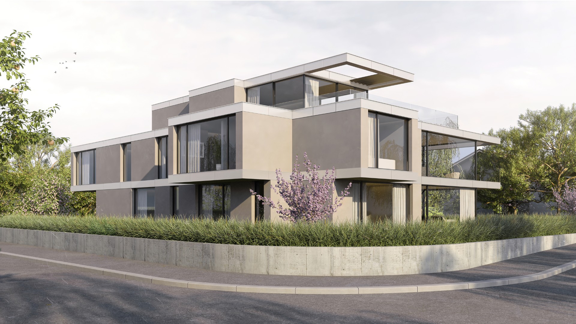 NEUBAU MFH MIT 3 EIGENTUMWOHNUNGEN